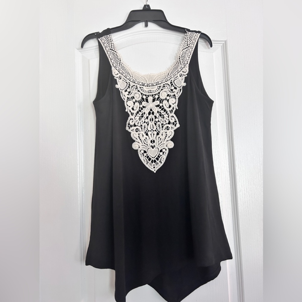 Apt.9 Bathing Suit Cover-up Large NWOT Black